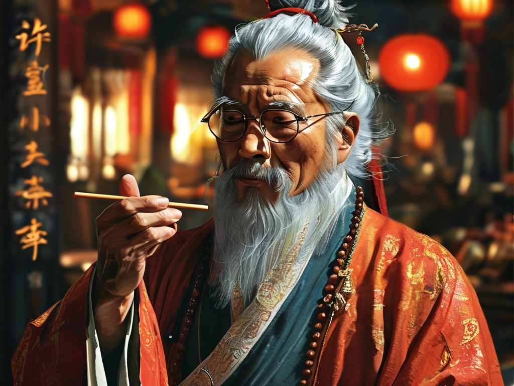 Thầy_Xú_xem_bói_xâm_quẻ