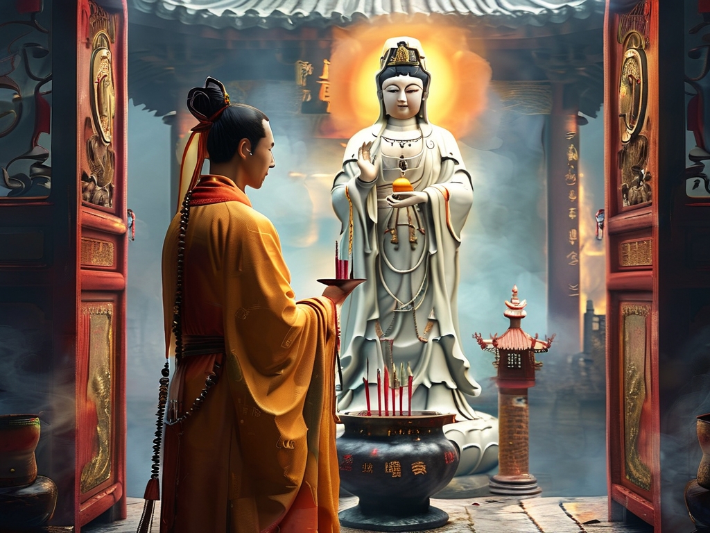 Hướng Dẫn Cầu Quan Âm Linh Thiêng Tại Chùa Hợp Phì Trực Tuyến