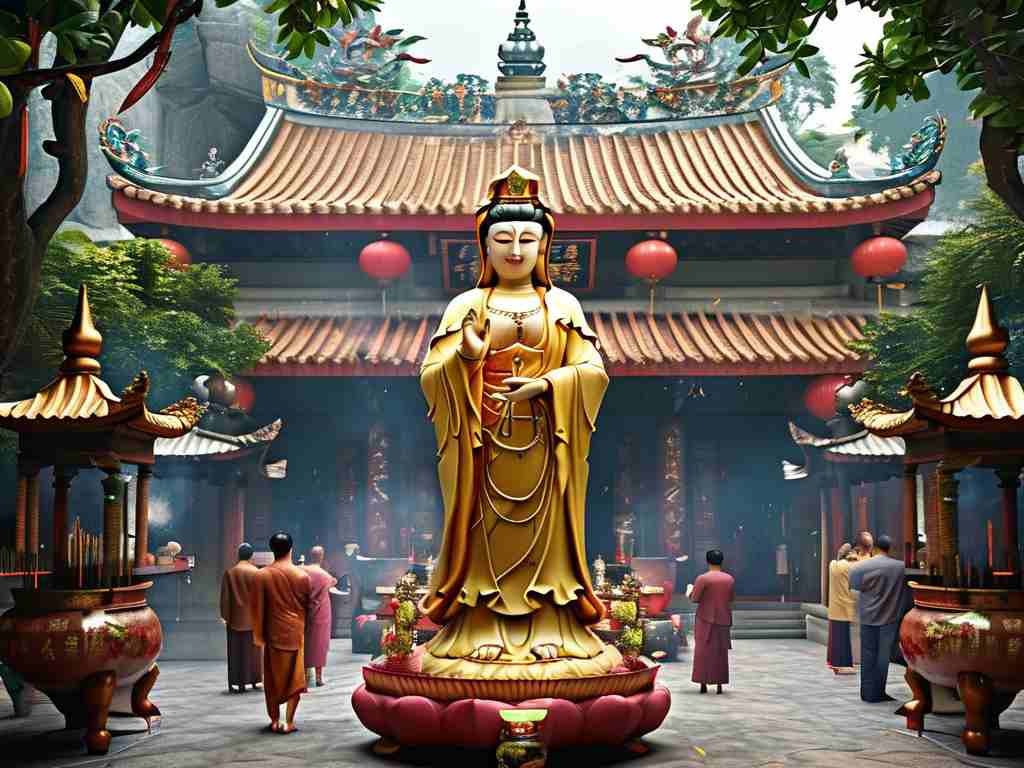 Hướng Dẫn Xin Xăm Tại Điện Quan Âm Ở Sán Đầu
