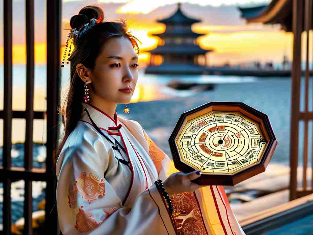 Nghệ Thuật Bói Toán Của Phụ Nữ Nhật Chiếu Với Bát Quái Chu Dịch